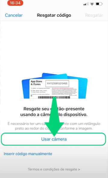 Como resgatar seu Apple Gift Card ou cartão-presente da App Store