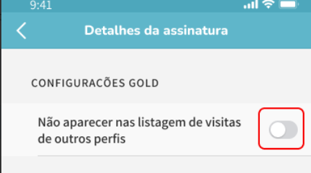Ativação do modo discreto