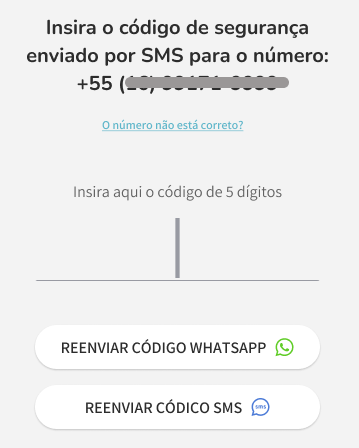 Opción de reenvío por WhatsApp