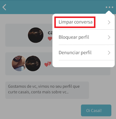 Options menu