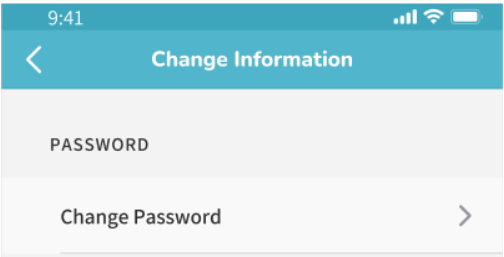Change login information