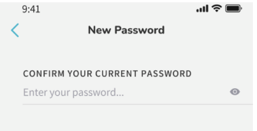 Enter current password